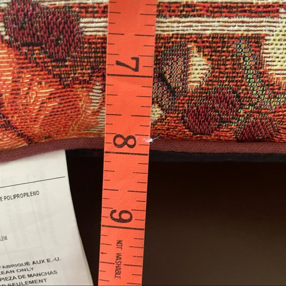 NWT Jacquard Woven Fall Sonata Autumn Pillow